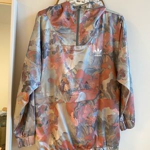 adidas floral pattern hoodie